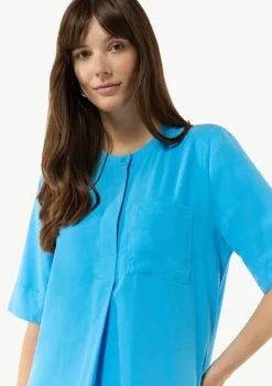 Ausgestelltes T-Shirt-Kleid aus Modal