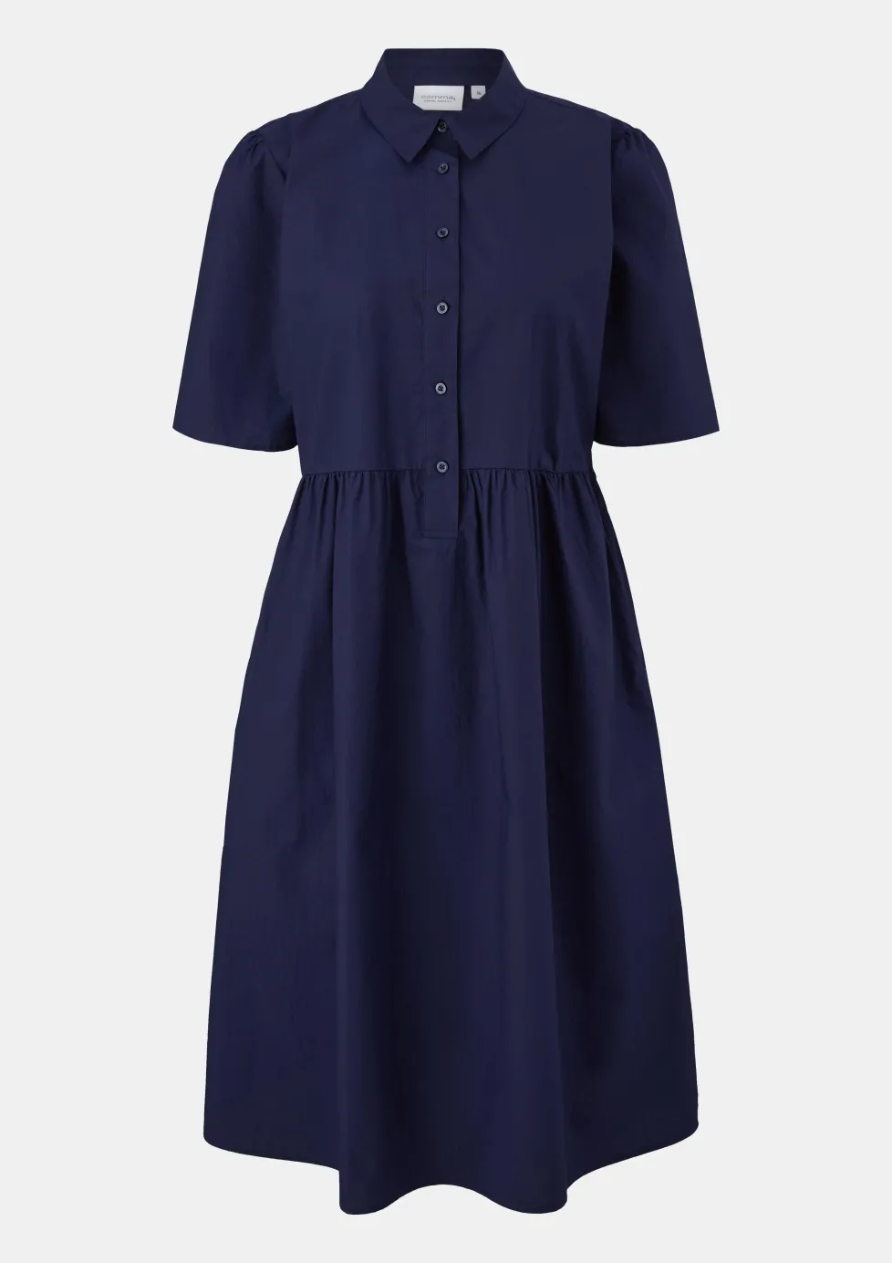 Baumwollkleid mit Hemdkragen