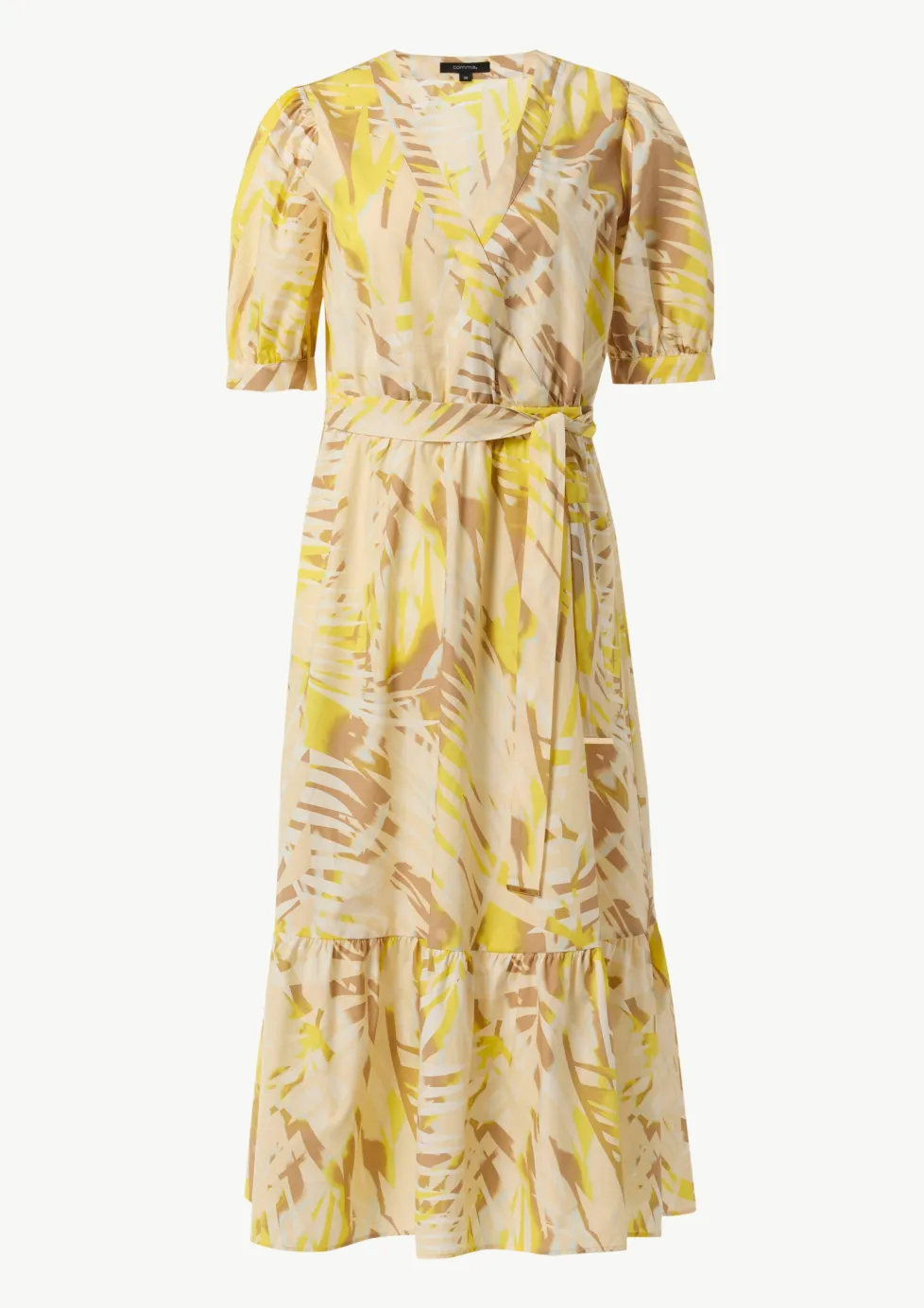 Baumwoll-Kleid mit Puff-Ärmeln