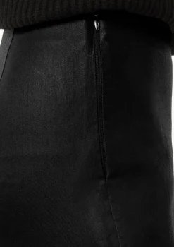 Beschichtete Hose im Skinny Fit