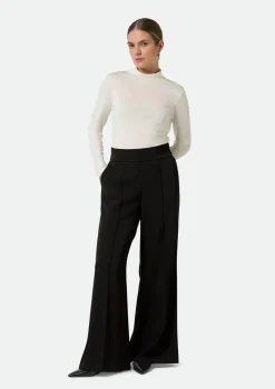 Fließende Marlenehose mit Elastikbund