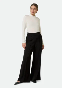 Fließende Marlenehose mit Elastikbund