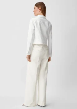 Jeansjacke mit Kentkragen