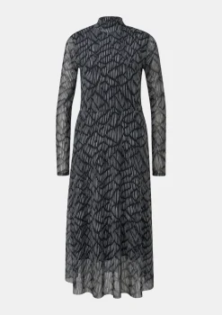 Langes Kleid aus Mesh