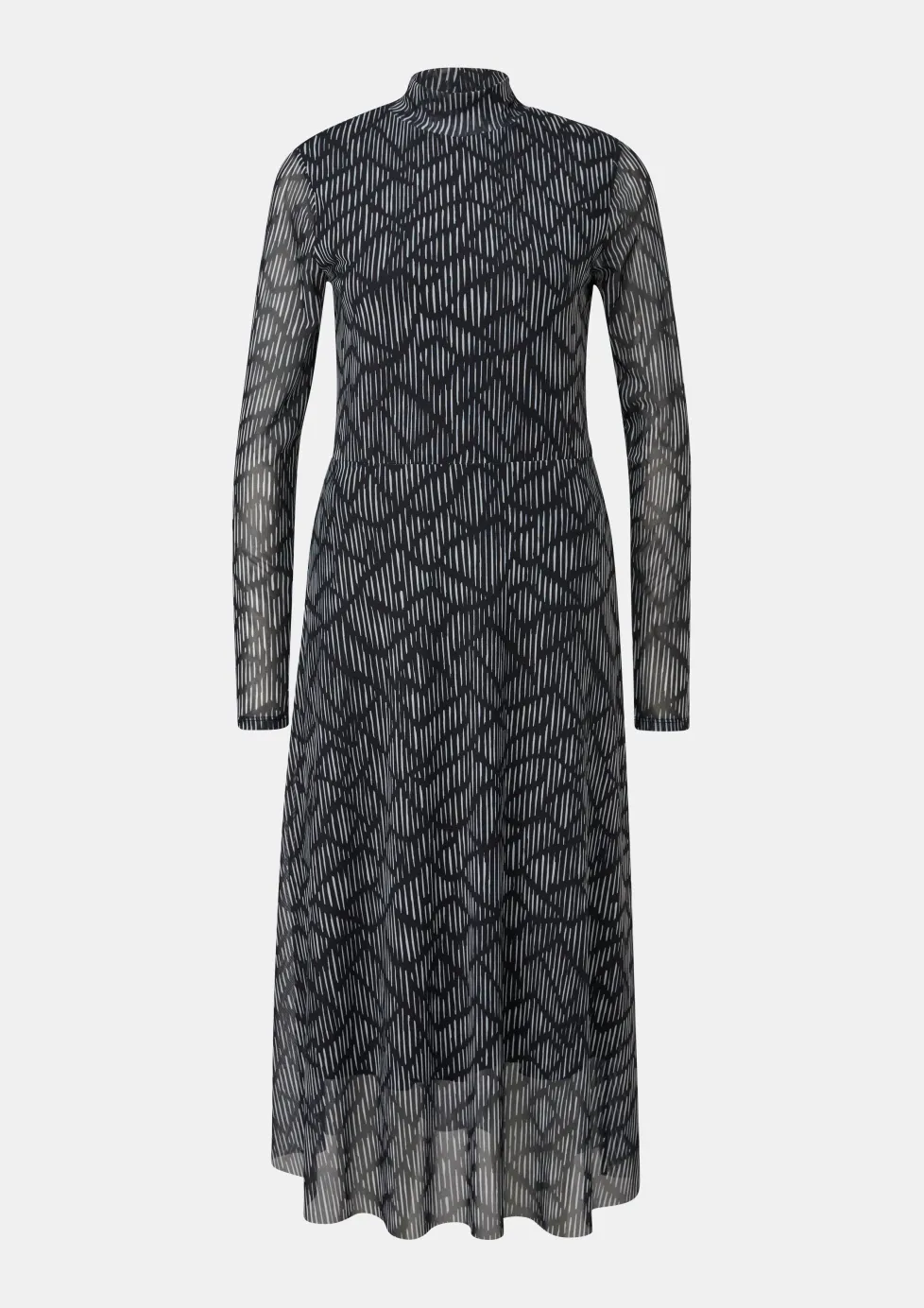 Langes Kleid aus Mesh