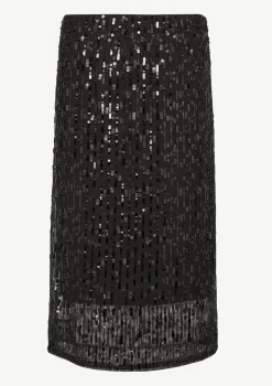 Midi-Rock mit Pailletten