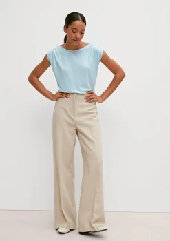 Ärmellose Shirtbluse