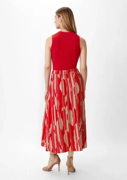 Ärmelloser Pullover mit Rippstruktur