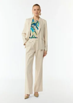 Ärmelloses Blusenshirt aus Viskose