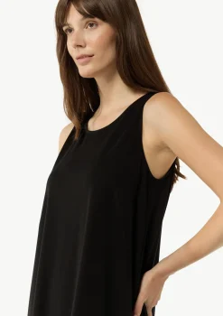 Ärmelloses Jersey-Kleid in A-Linien-Form