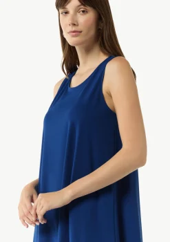 Ärmelloses Jersey-Kleid in A-Linien-Form