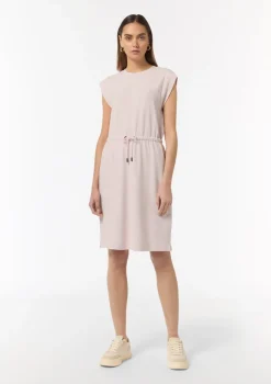 Ärmelloses Jerseykleid mit Tunnelzug