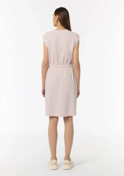 Ärmelloses Jerseykleid mit Tunnelzug