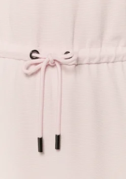 Ärmelloses Jerseykleid mit Tunnelzug