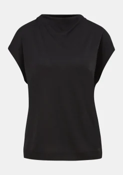 Ärmelloses Shirt aus Strickjersey