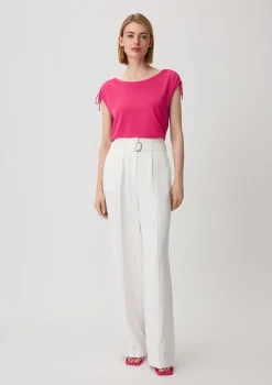 Ärmelloses Shirt aus Viskosemix