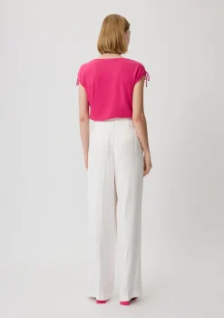 Ärmelloses Shirt aus Viskosemix