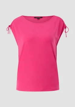 Ärmelloses Shirt aus Viskosemix