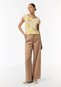 Ärmelloses Shirt mit Schleifendetail