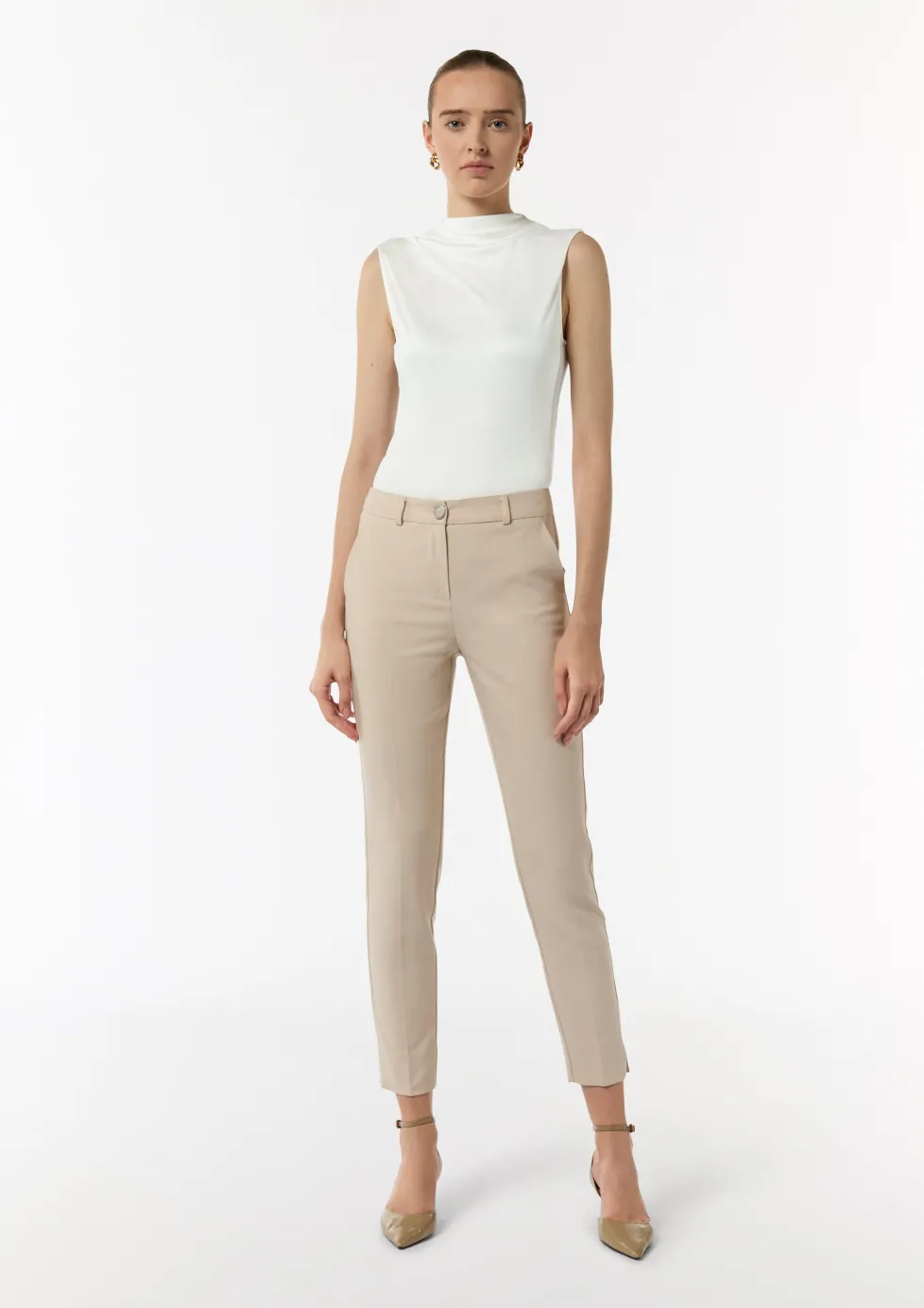 Ärmelloses Top aus Jersey