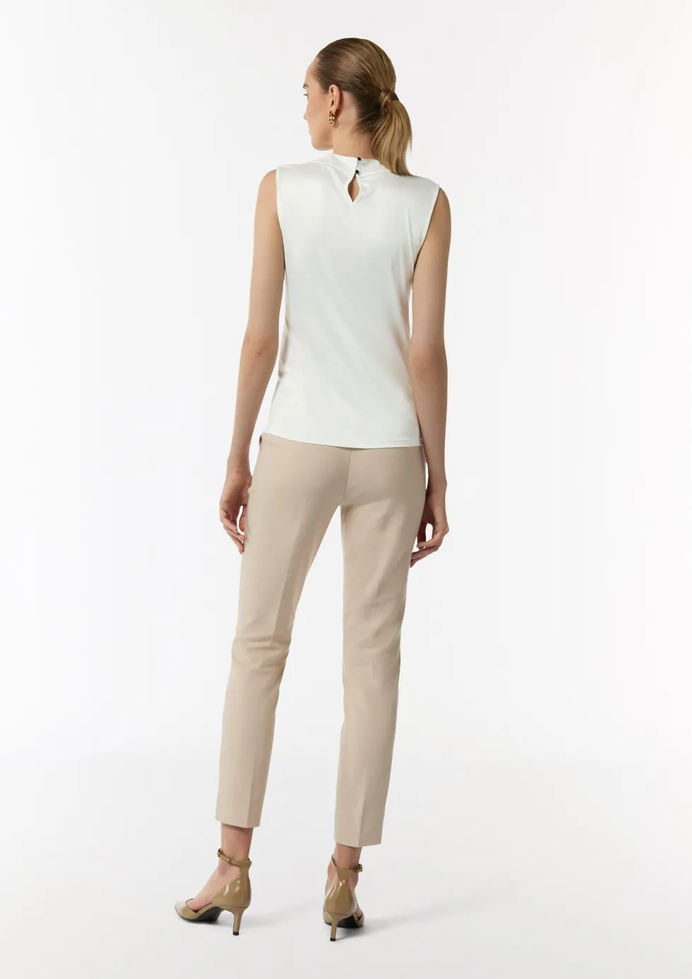 Ärmelloses Top aus Jersey