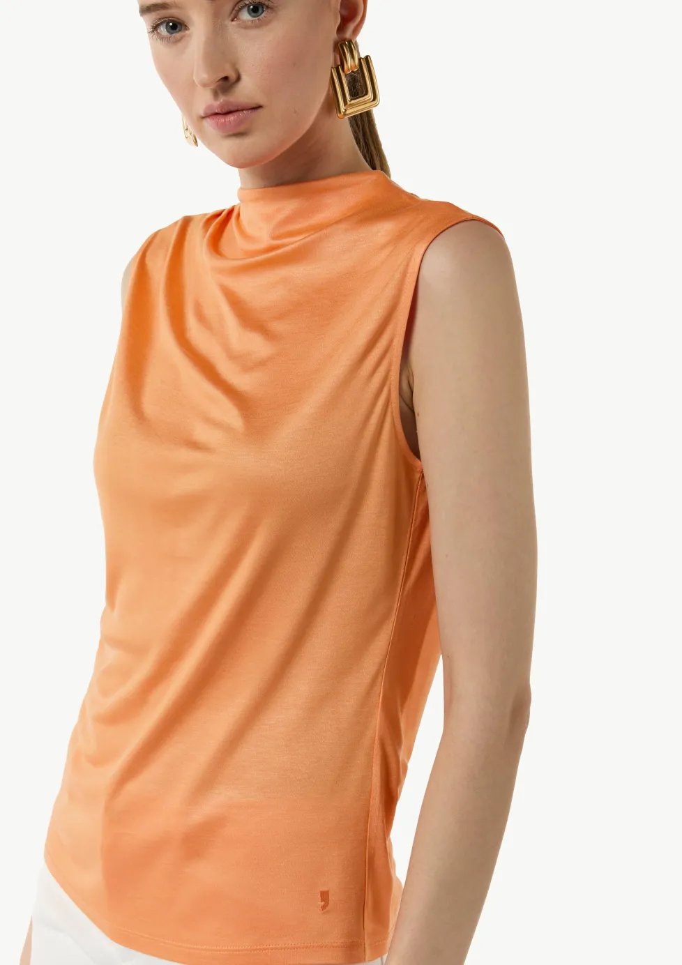 Ärmelloses Top aus Jersey