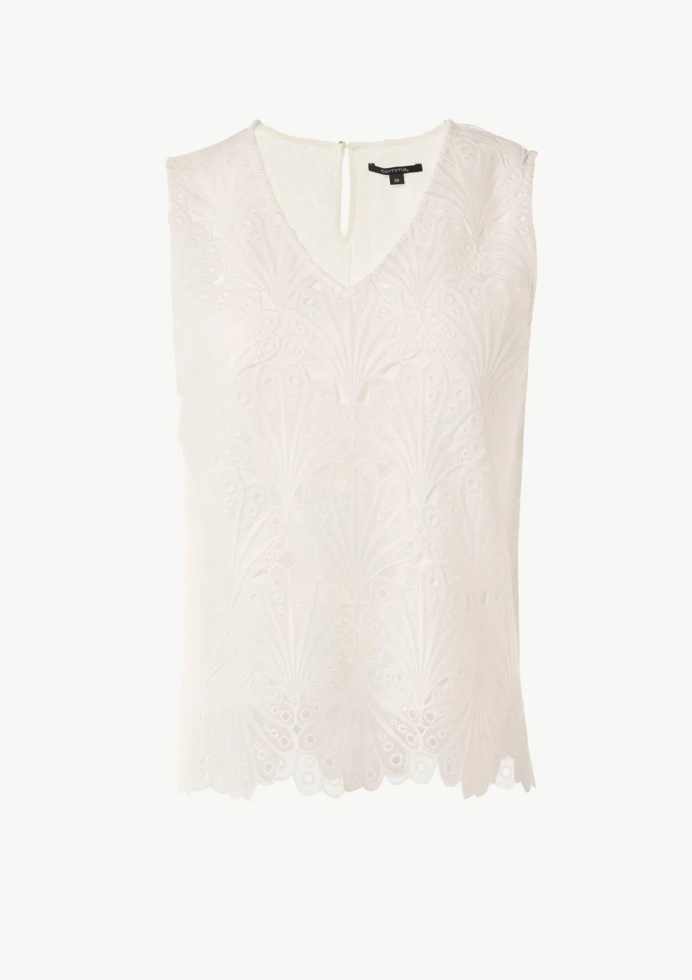 Ärmelloses Top aus Spitze