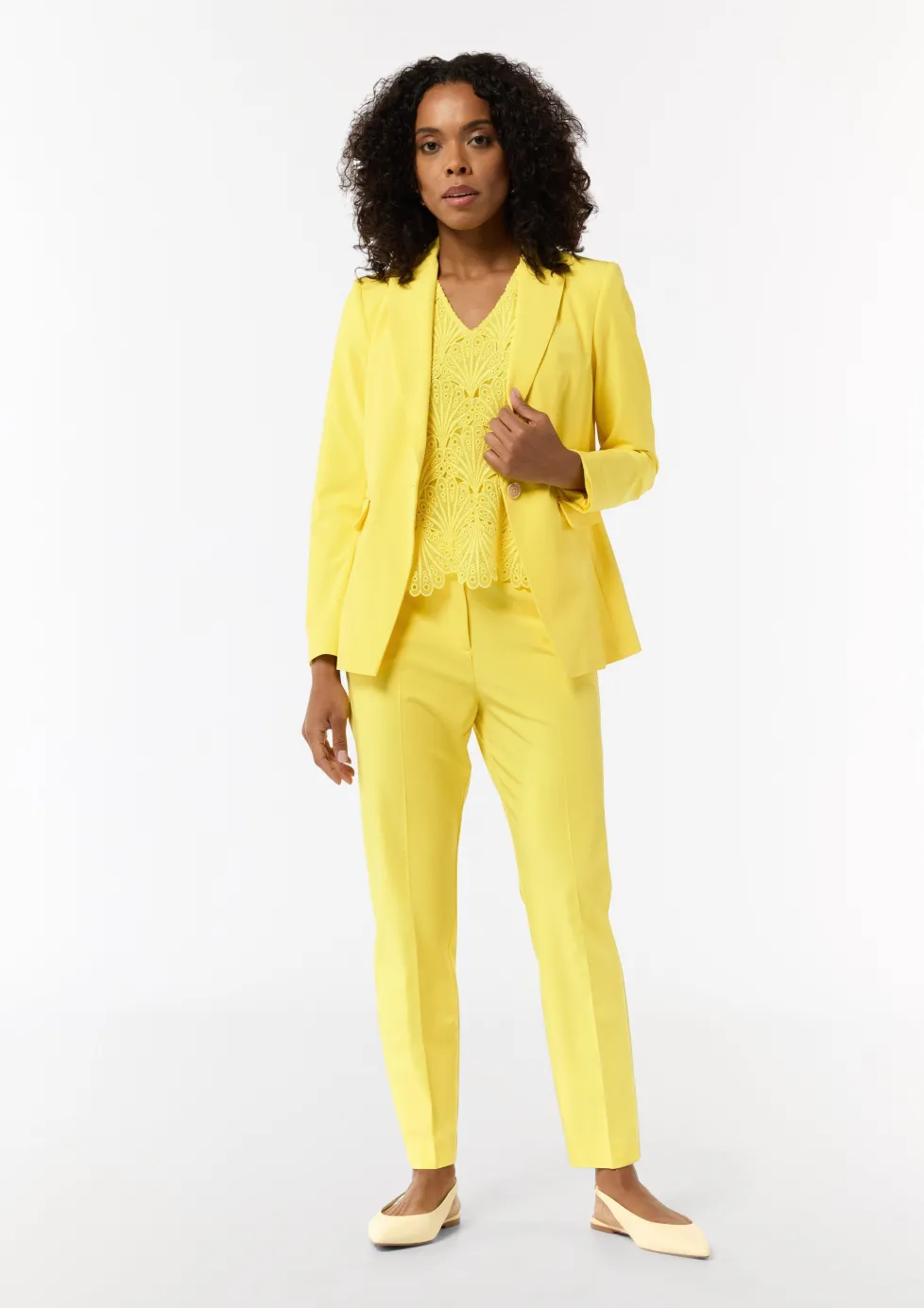 Ärmelloses Top aus Spitze