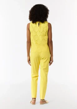 Ärmelloses Top aus Spitze