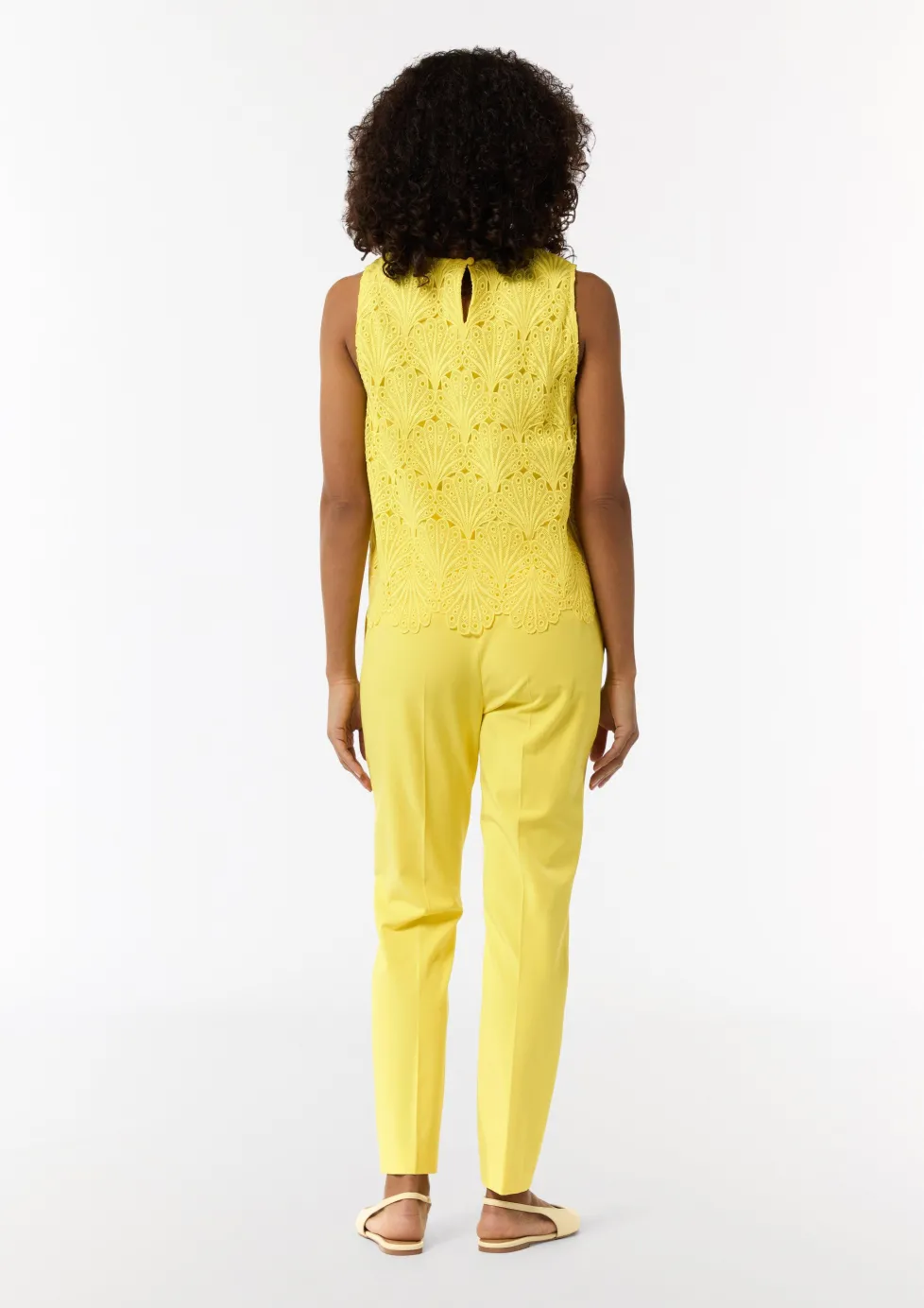 Ärmelloses Top aus Spitze