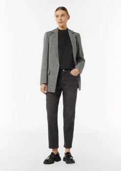 Ärmelloses Top mit Stehkragen