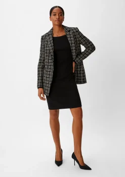 Strickkleid mit Transparenz-Effekt