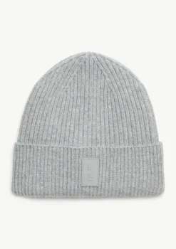 Strickmütze mit Glitzergarn