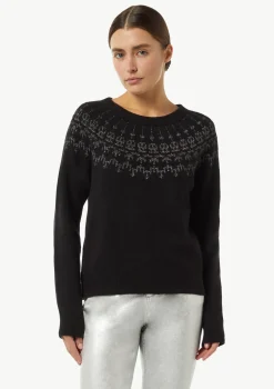 Strickpullover mit Norwegermuster