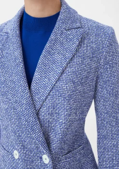 Taillierter Blazer aus Bouclé