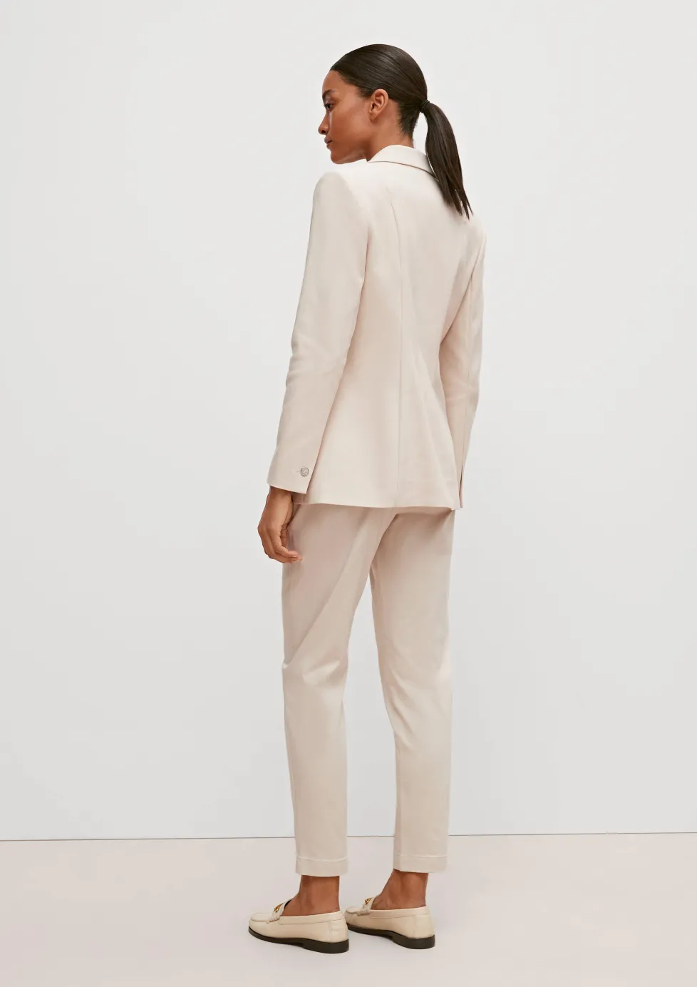 Taillierter Blazer in Baumwollmix