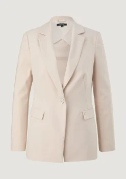 Taillierter Blazer in Baumwollmix