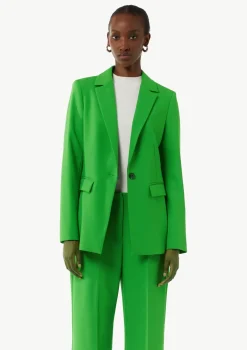 Taillierter Blazer mit Pattentaschen