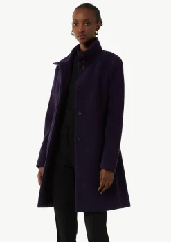 Taillierter Mantel mit Kaschmir