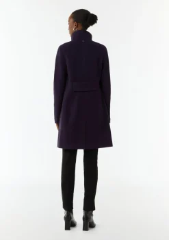 Taillierter Mantel mit Kaschmir