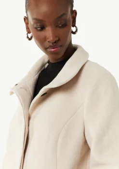 Taillierter Mantel mit Kaschmir