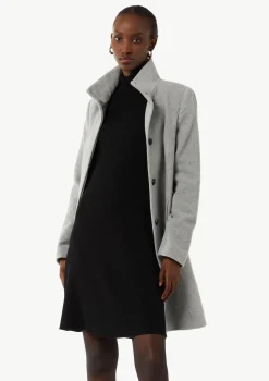 Taillierter Mantel mit Kaschmir