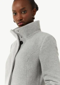 Taillierter Mantel mit Kaschmir