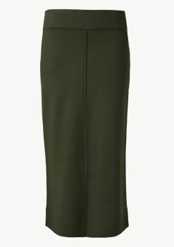 Taillierter Strickrock aus Viskosemix