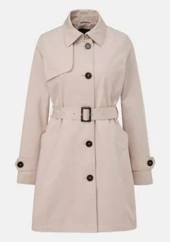 Taillierter Trenchcoat mit Bindegürtel