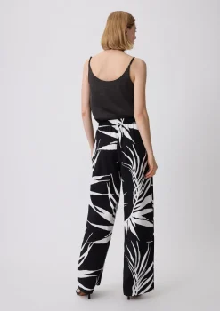 Top aus schimmerndem Jersey-Piqué