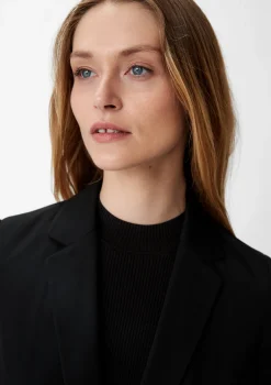 Travel-Blazer mit Seitenschlitzen