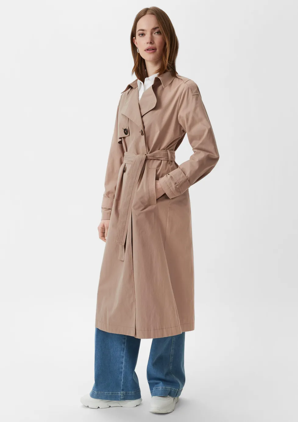 Trenchcoat mit Bindegürtel
