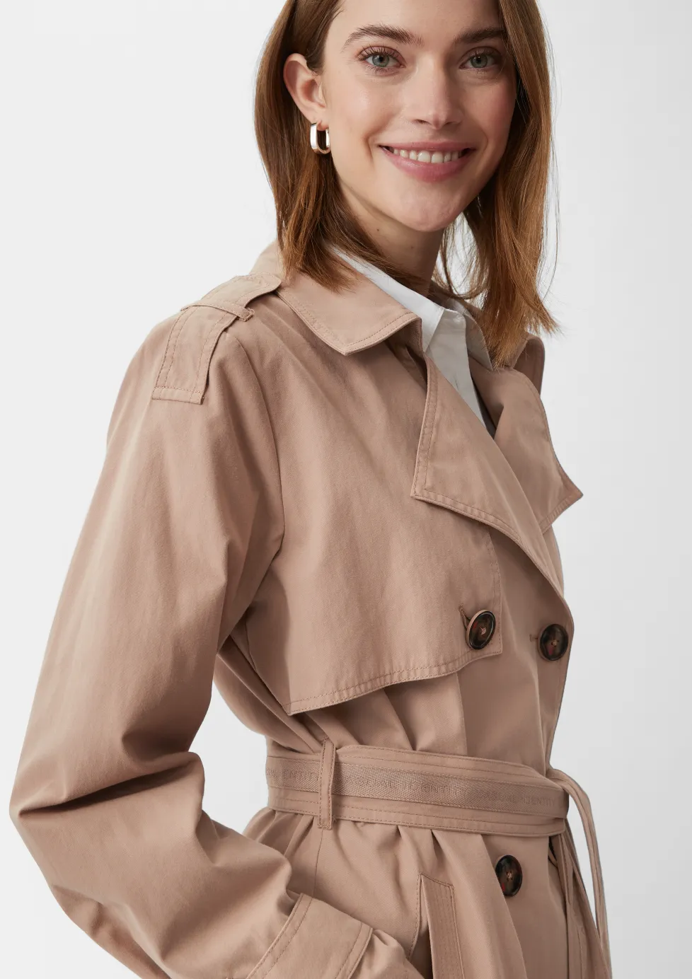 Trenchcoat mit Bindegürtel