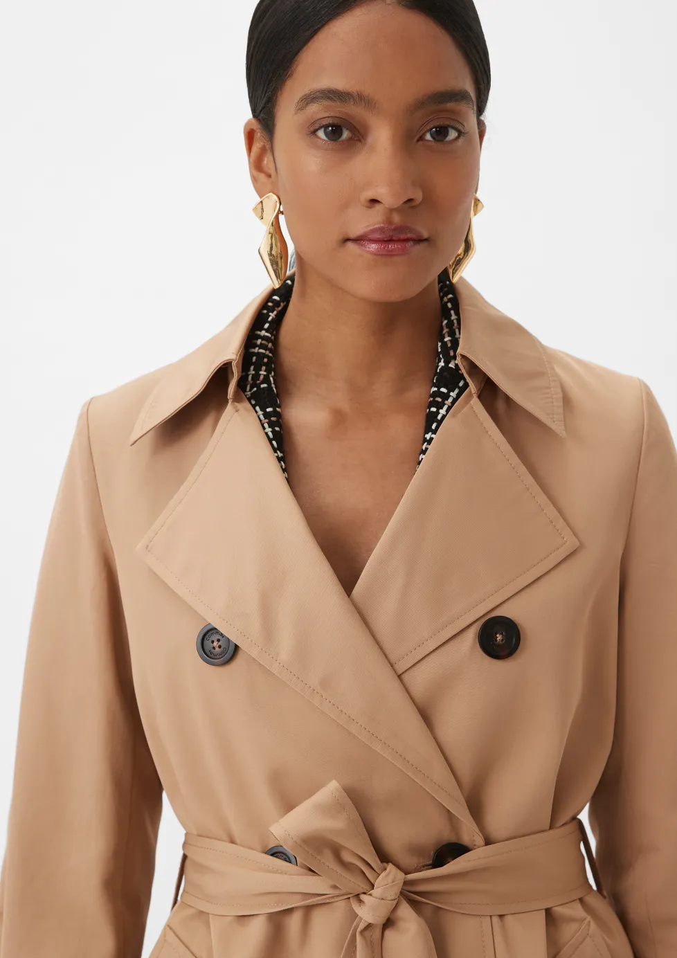 Trenchcoat mit Bindegürtel